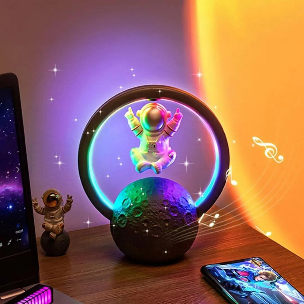 ExiStar: Lámpara Parlante Bluetooth Flotante RGB